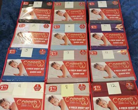 Copper X 6 Piece Sheet Set